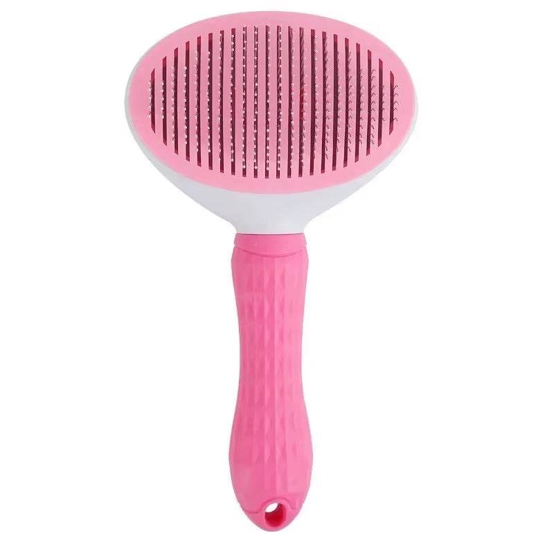GroomEase™ Pet Brush - Self-Cleaning - Savor Collective Inc.