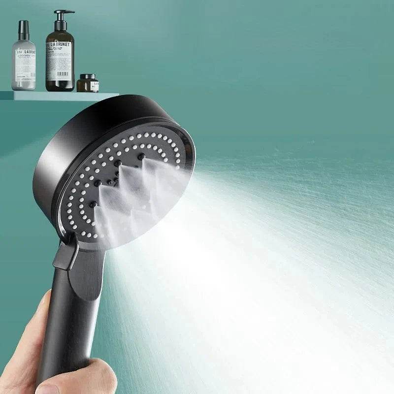 HydroPro™ Shower Head - 5-Mode Black - Savor Collective Inc.