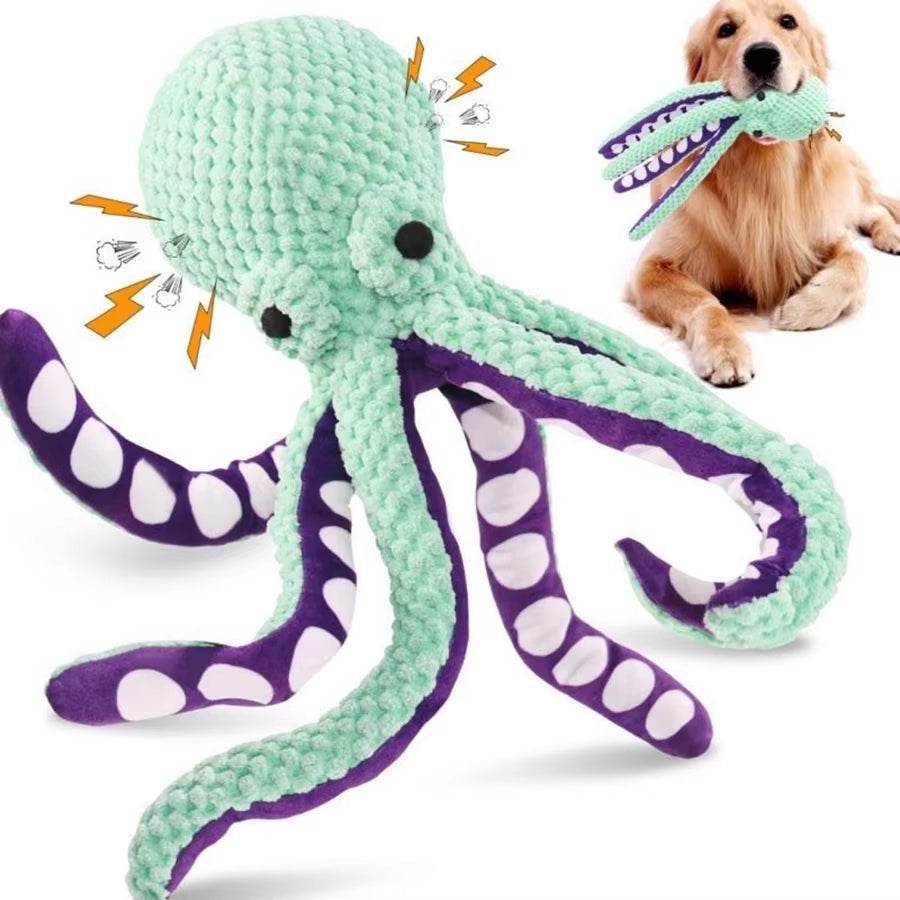 OctoPlay™ Dog Toy - Interactive Plush - Savor Collective Inc.