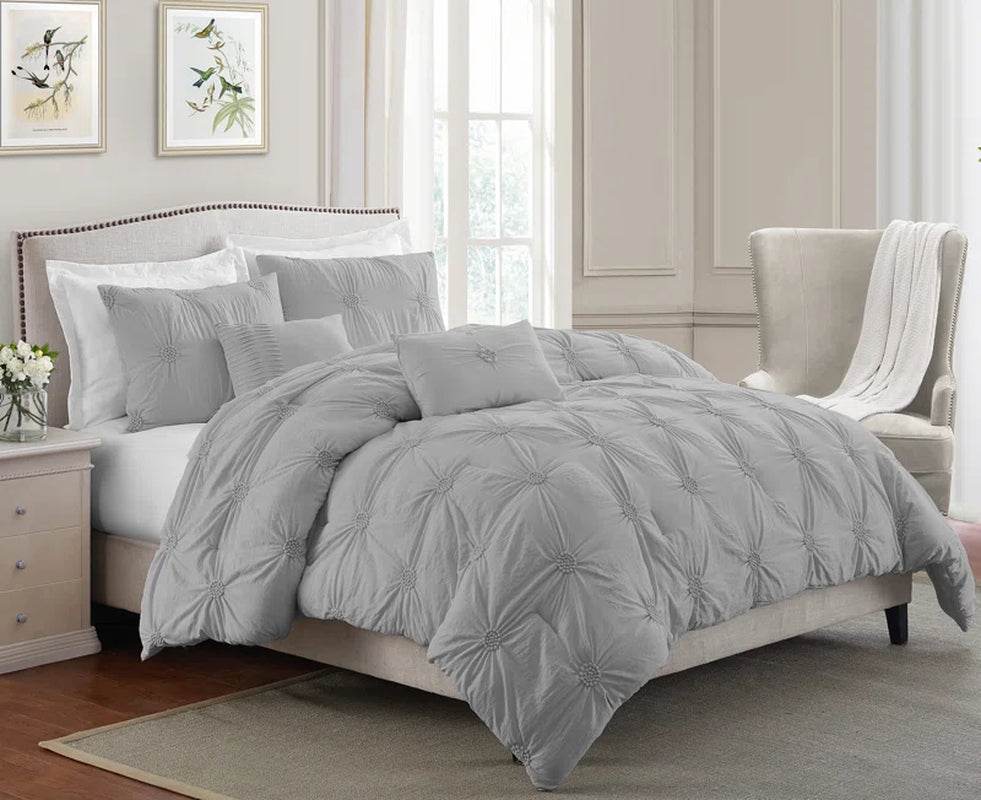 DreamLux™ Comforter Set - 3-Piece Floral - Savor Collective Inc.