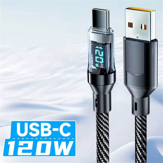 PowerMax™ USB-C Cable - 120W Fast Charging - Savor Collective Inc.
