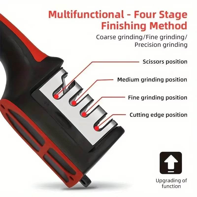 SharpMaster™ 3-Stage Knife Sharpener – Professional Kitchen Tool - Savor Collective Inc.