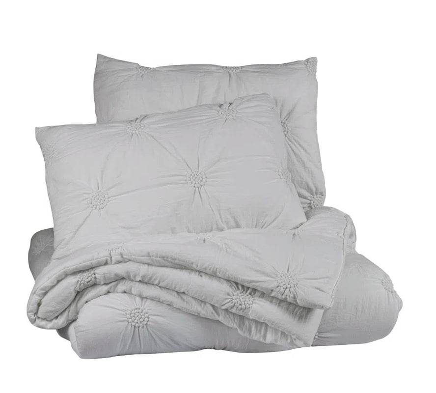 DreamLux™ Comforter Set - 3-Piece Floral - Savor Collective Inc.