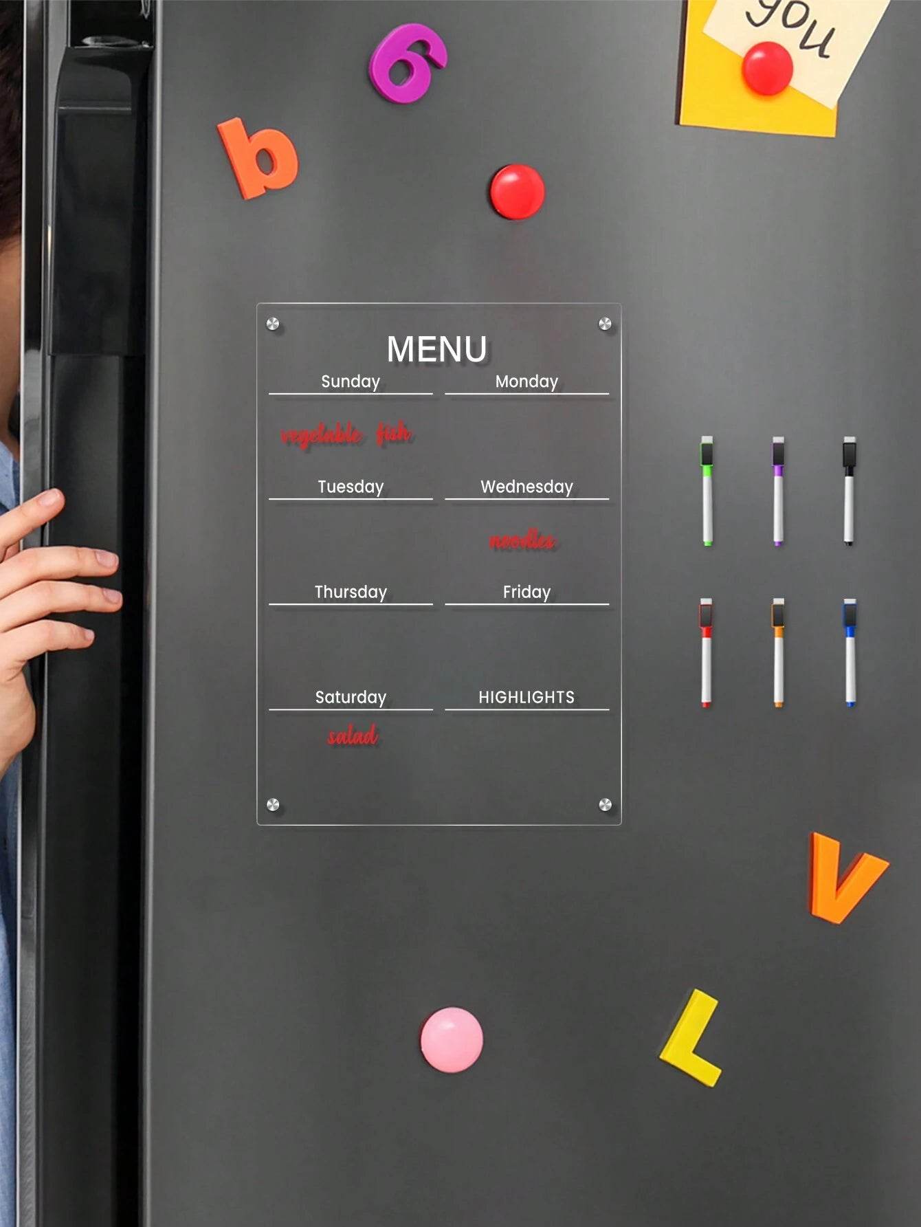 PlanBoard™ Weekly Planner - Magnetic Acrylic - Savor Collective Inc.
