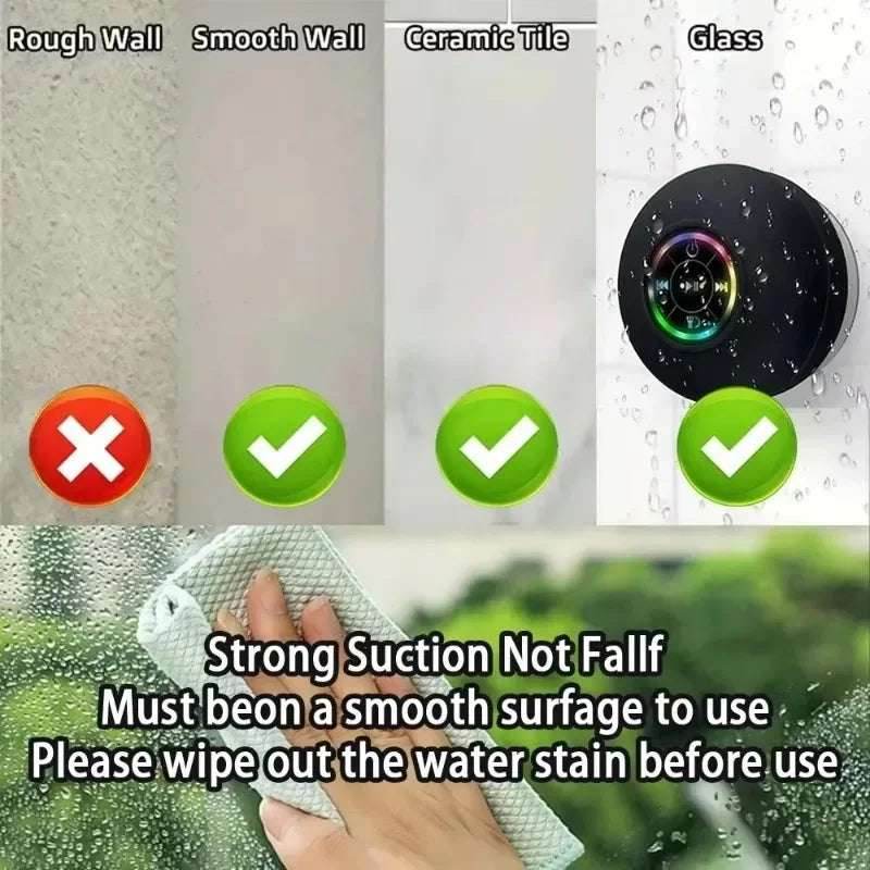 Waterproof Bluetooth Speaker - Shower - Savor Collective Inc.