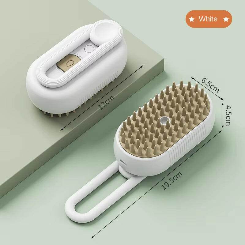 SteamyPaws™ Pet Brush - Steam Massage - Savor Collective Inc.