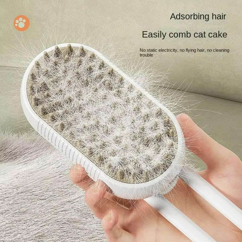 SteamyPaws™ Pet Brush - Steam Massage - Savor Collective Inc.