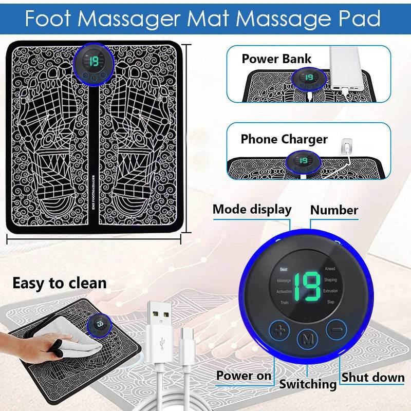 RelaxPro™ Foot Massager - Electric Therapy - Savor Collective Inc.