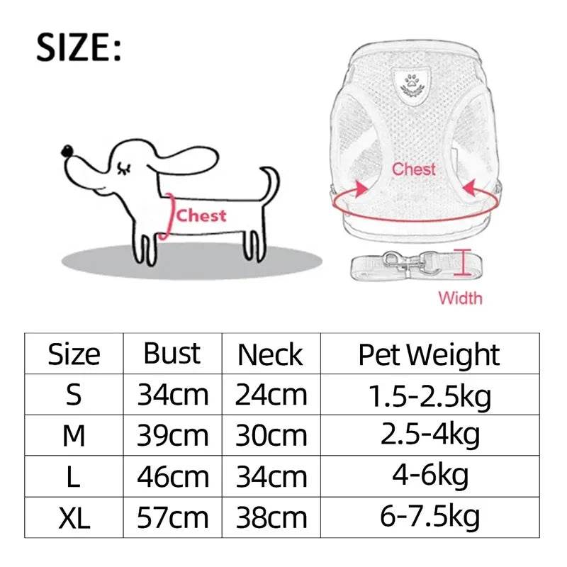 ComfortFit™ Pet Harness - Adjustable Mesh - Savor Collective Inc.