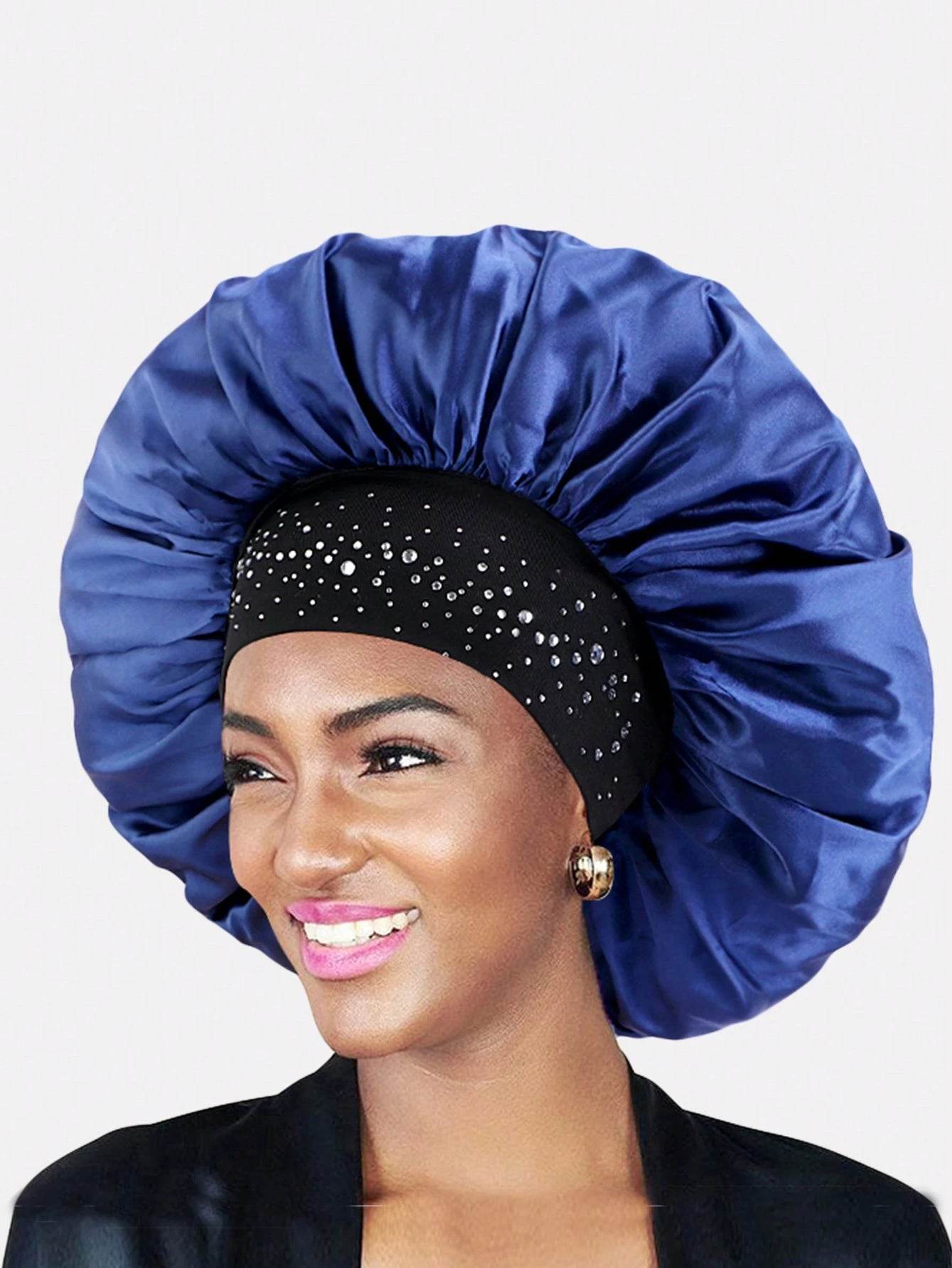 Floral Print Hair Bonnet - Savor Collective Inc.