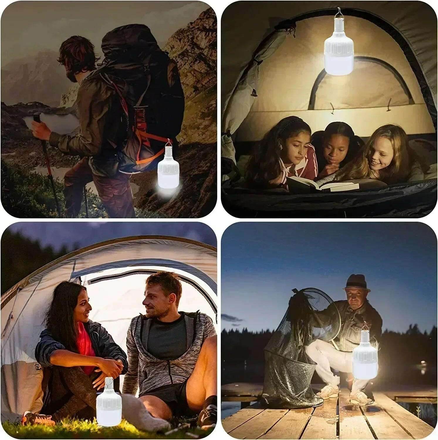 LumaCamp™ Camping Light - LED Rechargeable - Savor Collective Inc.