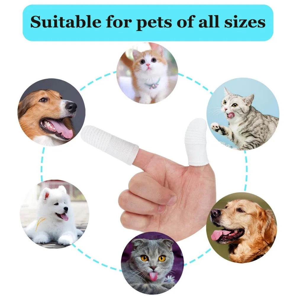 DentalPaws™ Finger Toothbrush - 8/12 Piece - Savor Collective Inc.