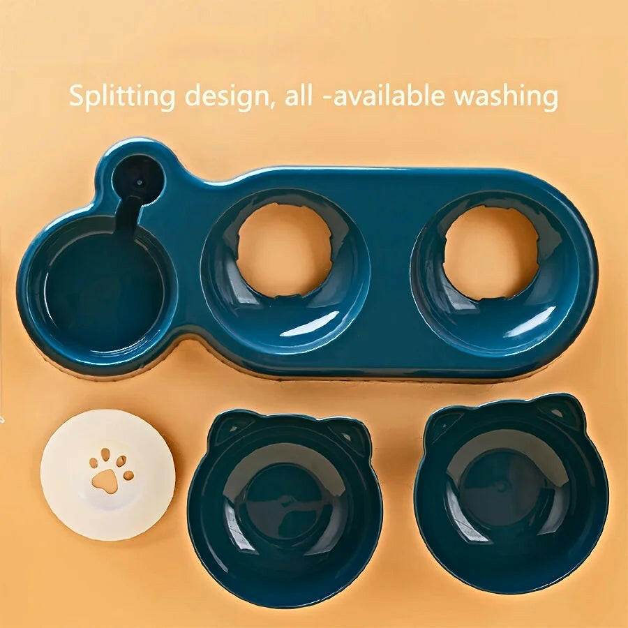 SavorPaw™ Feeding Station - 3-in-1 Tilted - Savor Collective Inc.