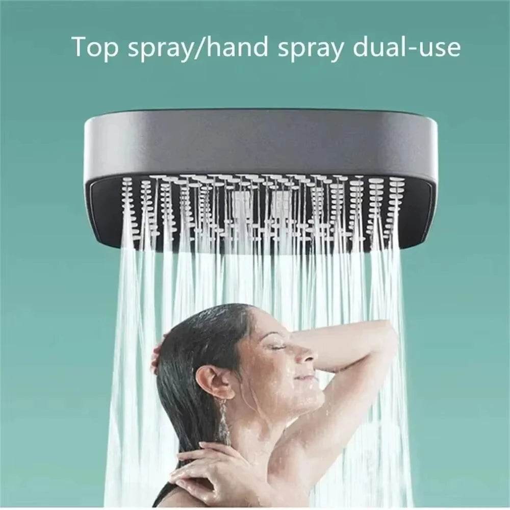AquaFlow™ Shower Head - 3-Mode Adjustable - Savor Collective Inc.