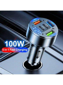 ChargePro™ Car Charger - 100W 5-Port USB-C