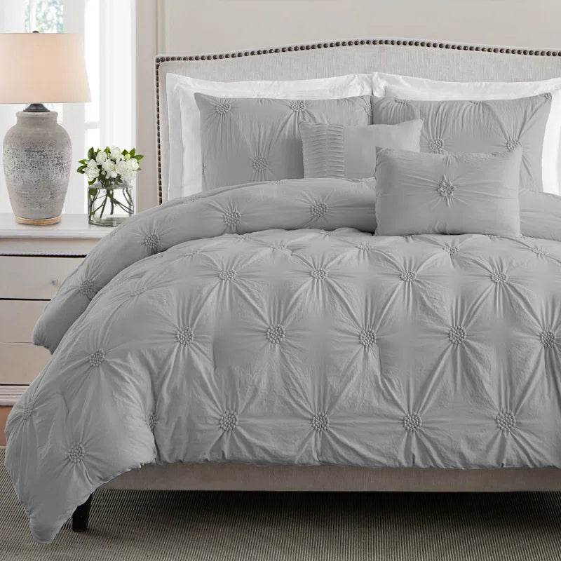 DreamLux™ Comforter Set - 3-Piece Floral - Savor Collective Inc.