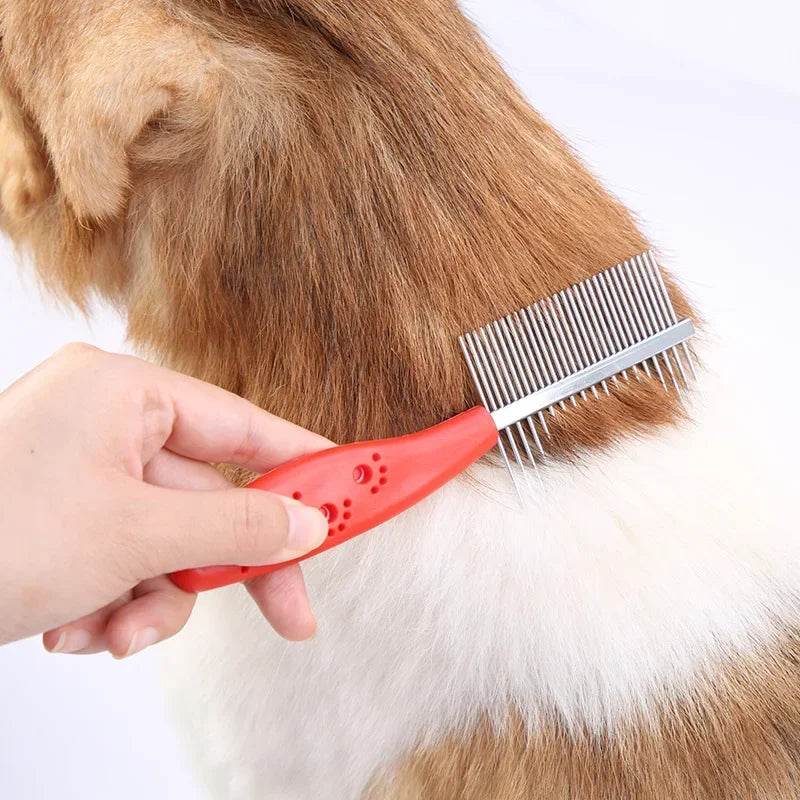 CombCare™ Pet Comb - Two-Sided Flea - Savor Collective Inc.